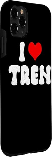 Miniatura 3 de Funda divertida para iPhone 11 Pro con cita de entrenamiento I Love Tren I Heart Tren