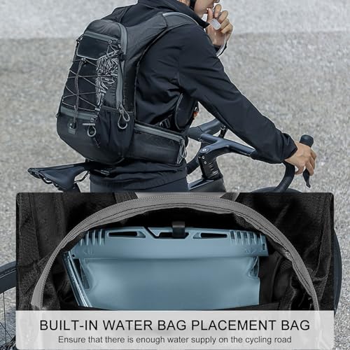 Sac à dos de course à pied léger et de cyclisme avec volume extensible - 6