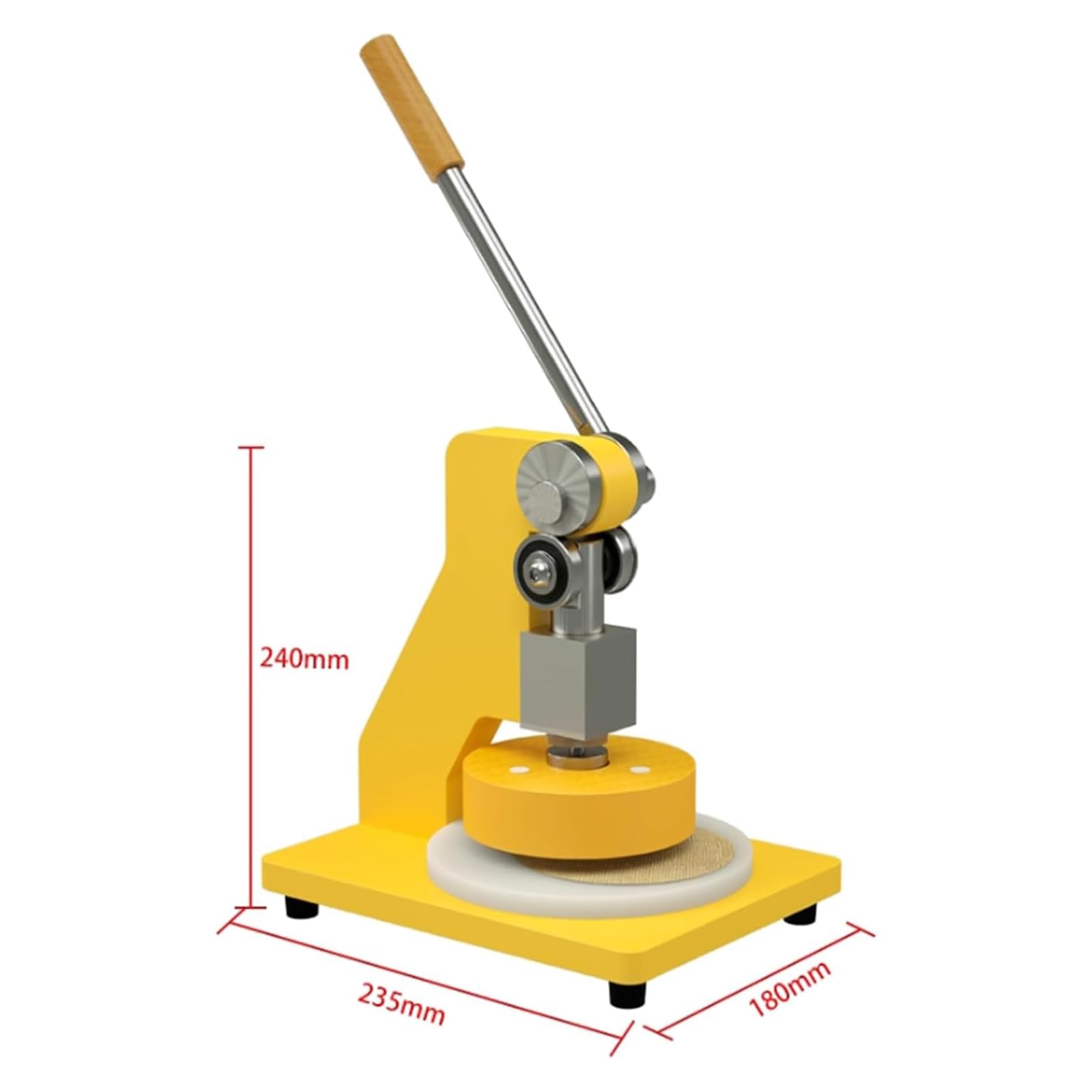 Cuchillo De Muestreo De Tela, Instrumento Manual De Gramo para Alfombras Textiles, con Disco Estándar De 100 Cm Cuadrados, Muestreo De Precisión para Tela, Película