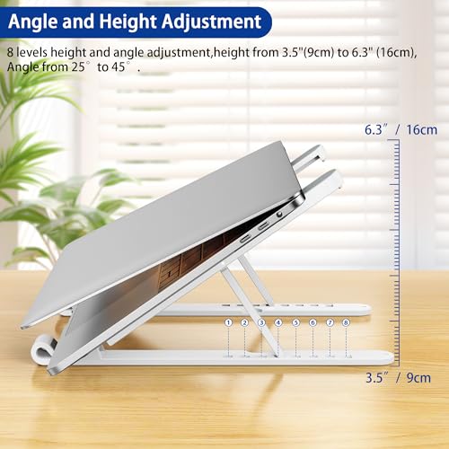 BESIGN LS01 Pro Ergonomic Laptop Stand, Portable and Adjustable Notebook Computer Holder Compatible with Air, Pro, Dell XPS, HP, Lenovo More 10-15.6" Laptops - Image 7