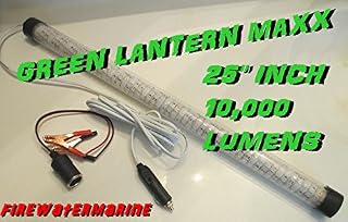 Fire Water Marine 12V MAXX LED Green Underwater Submersible Night Fishing Light Crappie