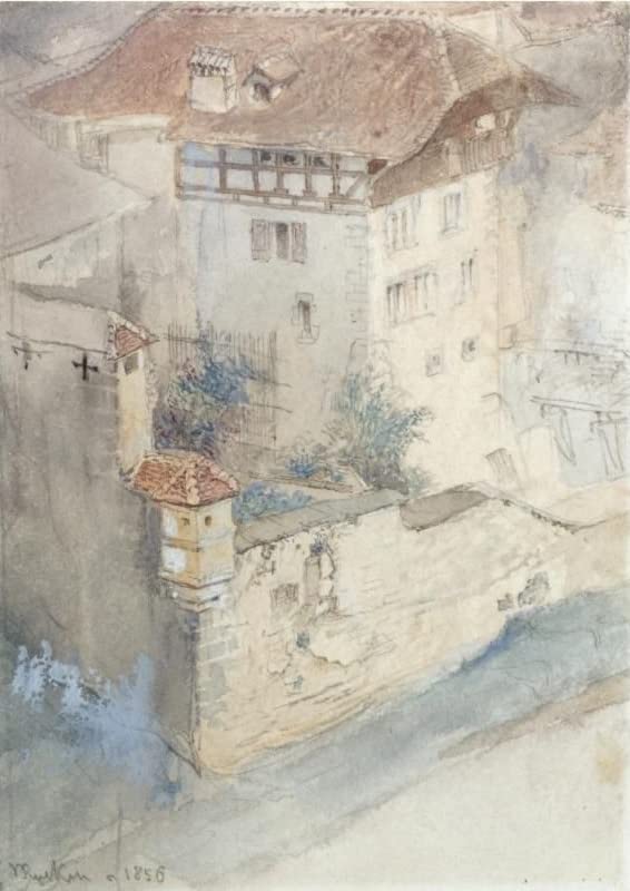 Impresión abstracta de Friburgo de 60x90cm: el alma de Suiza en tu hogar