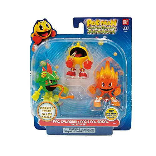 Pacman Ghostly Figures Pacman 4/ Fire Pac and Chameleon Pac by Pac Man