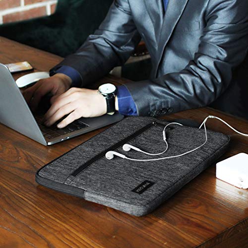 kizuna Laptop Sleeve Case 14 Inch Computer Bag Handbag for 15" MacBook air M2 2023/Lenovo Flex 14/14" HP Pro 14 G3/Dell Latitude 7490 5490/14" HP EliteBook 840 G5/15 Surface Laptop 3, Grey by KIZUNA - Image 6