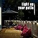 GIGALUMI Led Solar Deck Lights, 16 Pack Waterproof for Outdoor Stairs, Step, Fence, Railing, Yard and Patio (Warm White)