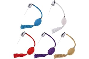 MonkeyJack 5PCS Vintage Refillable Perfume Bottle Tube Black Purple Pink Red Blue...