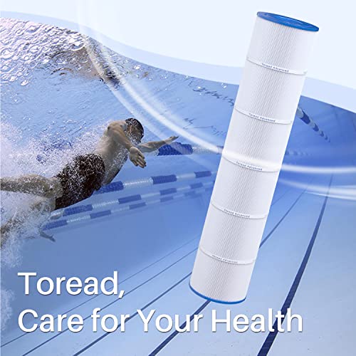 TOREAD PCC130 Pool Filter Replaces Pentair CCP520, R173578, PCC130, Ultral-A7, Unicel C-7472, Filbur FC-1978, FC-6475, Clean and Clear Plus 520, 817-0143, 178585, 4 X 130 sq. ft. L x OD:32 1/16\"x 7\"