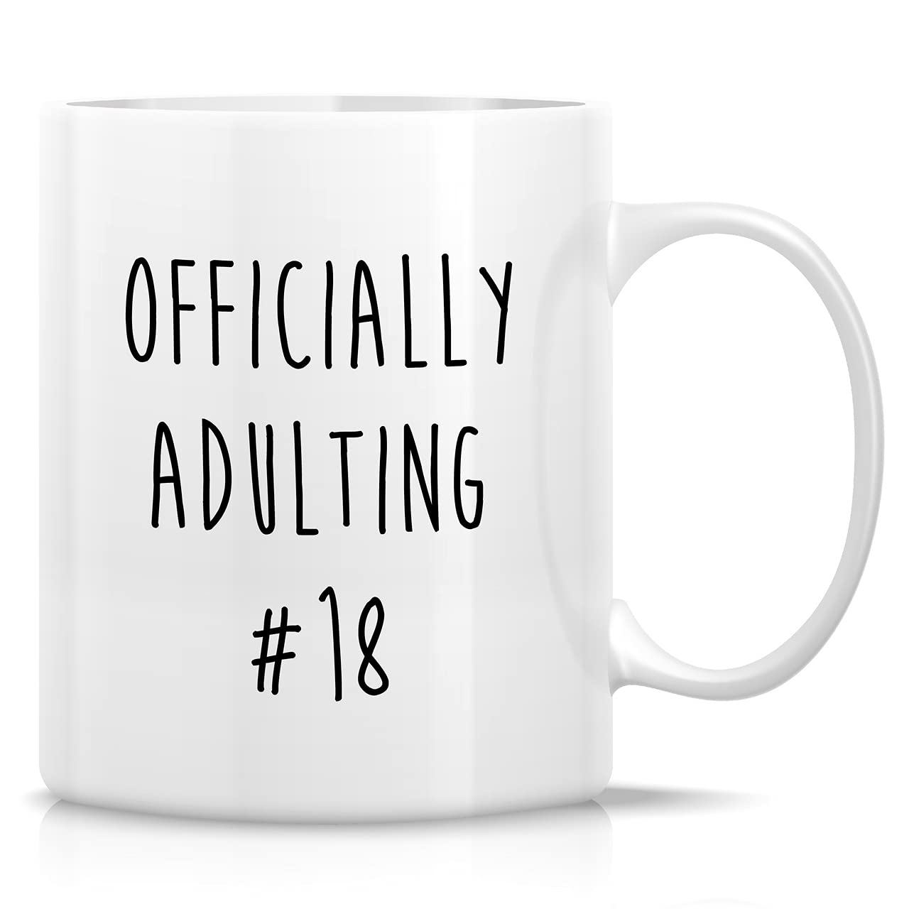 Retreez Funny Mug - Officially Adulting 18th Years ...