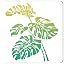 9 Stencil Foglie Riutilizzabili Hsthe Sea - Modelli Botanici Per Decorazioni Pareti E Mobili