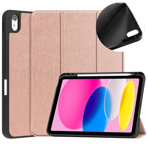 Coque iPad 11 génération A16 2025 design épuré ajustement premium or rose - 2