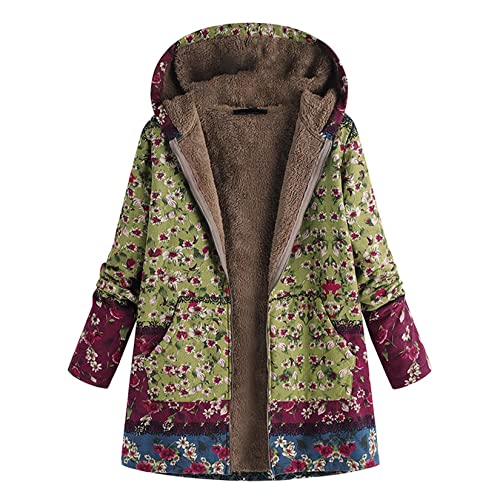 Manteau en coton épais imprimé grande taille pour rester au chaud sans compromis
