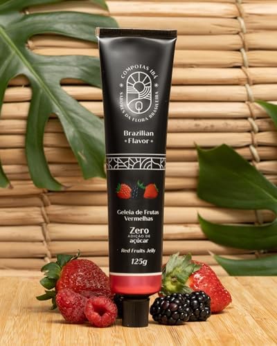 Compotas Ibá Geleia de Frutas Vermelhas Zero Açúcar, 125g, Sabor ...