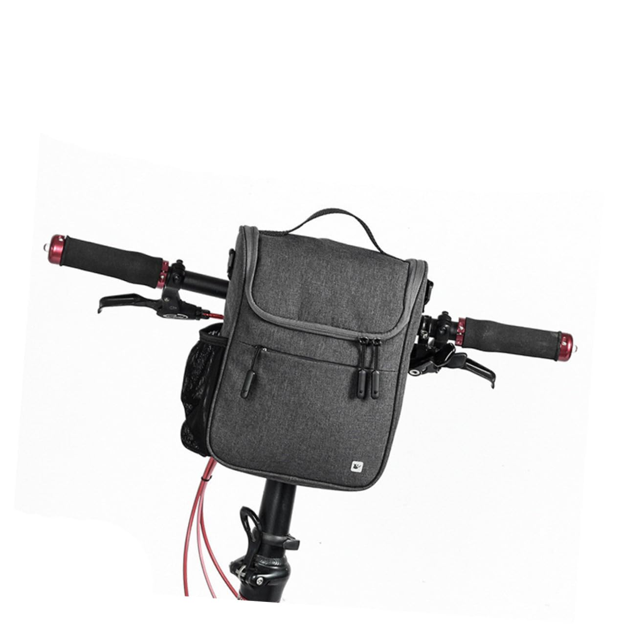 Gatuida Borsa Manubrio Bici Capacità Grande Multifunzione Sacchetto Anteriore Telaio per Ciclismo Facile da Fissare e Rimuovere Accessorio Professionale per Bici da Corsa e Gravel
