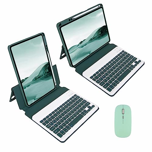 僉乕儃乕僪働乕僗 儅僂僗晅偒 偺偨傔偵 iPad Pro 11僀儞僠 2022擭/2021擭/2020擭/2018擭 Air2/3/4/5 戞7/8/9/10悽戙 拝扙幃儚僀儎儗僗Bluetooth僉乕儃乕僪 儁儞僔儖儂儖僟乕 僗儕儉儗僓乕 僗儅乕僩僇僶乕