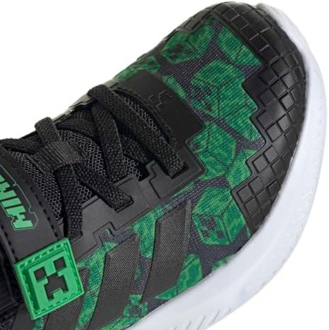 adidas Minecraft Fortarun 4.0 Çocuk Ayakkabı, 28, JR1943, core black, Unisex Çocuk - Görsel 6