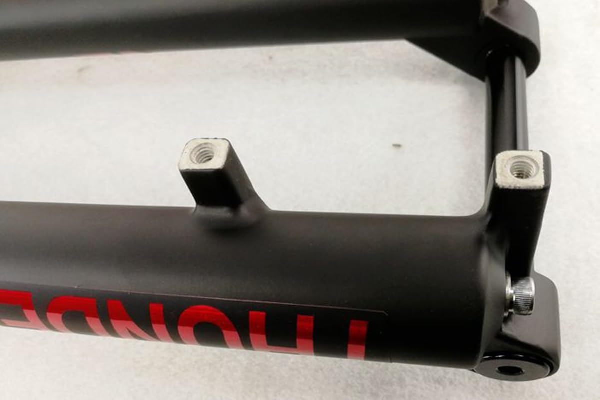 Horquilla de suspensión para Bicicleta de montaña de 27,5 y 29 Pulgadas, Horquilla Delantera para MTB, Recorrido de 160 mm, Tubo de dirección sin Rosca de 28,6 mm, Eje pasante de