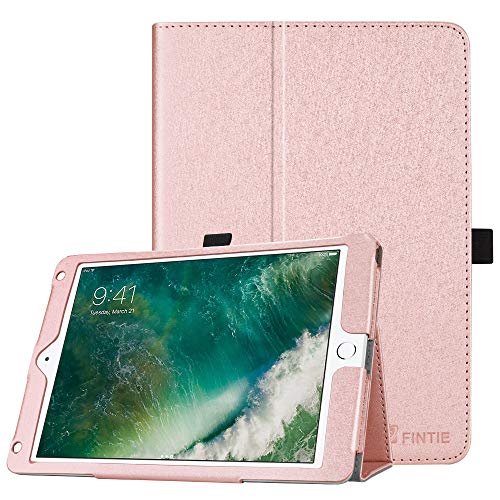 Fintie Case for iPad 9.7 2018/2017, iPad Air 2, iPad Air - [Corner Protection] Premium Vegan Leather Folio Stand Cover, Auto Wake/Sleep for iPad 6th / 5th Gen, iPad Air 1/2, Glitter Pink