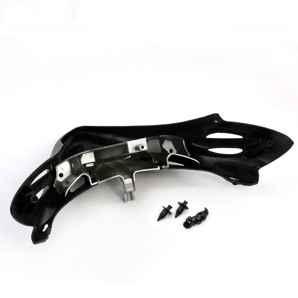 Moto Becco Naso Cono Estensione Parafango Anteriore Carenatura Winglets per Suzuki DL 650 Vstrom 650 DL650 V-strom 650 Vstrom650 2012-2017 Parti (Nero)
