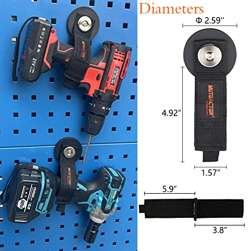Mutuactor 2Packs Magnetic Hooks Heavy Duty,Strong Magnet Garage Hook Large Capability For Hanging Cables Rubber Coating Mounting Magnet Storage Hooks For Garden Hoses Ropes Cordless Drills Tools Box #TOP1