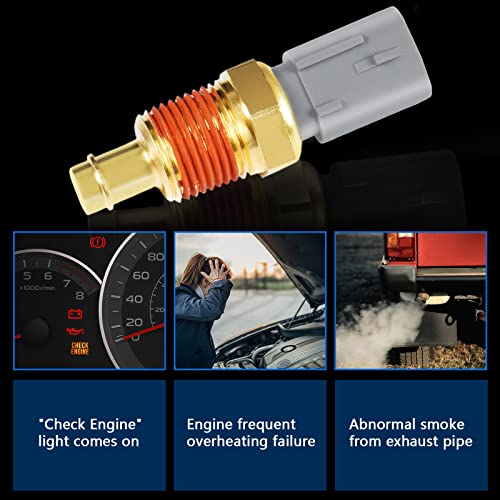 Otuayauto Engine Coolant Temperature Sensor 5149077Ab Replacement For Jeep Wrangler 08-17 Cherokee 14-19 Grand Cherokee 08-18, Dodge Challenger 08-19 Dakota 08-10 Durango 08-19 Ram 2500 08-10 #TOP4