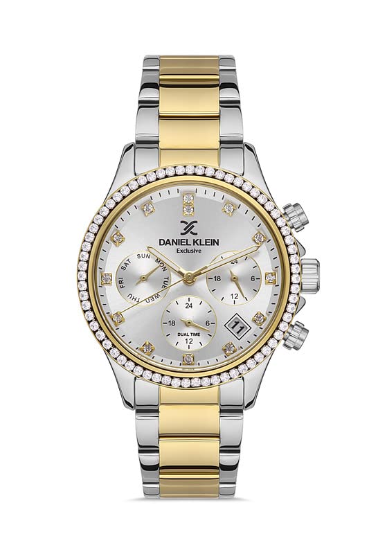 DANIEL KLEIN Analogue Silver Dial Womens Watch-DK.1.13337-3 (B0BZKJNSDD) Amazon Price History, Amazon Price Tracker