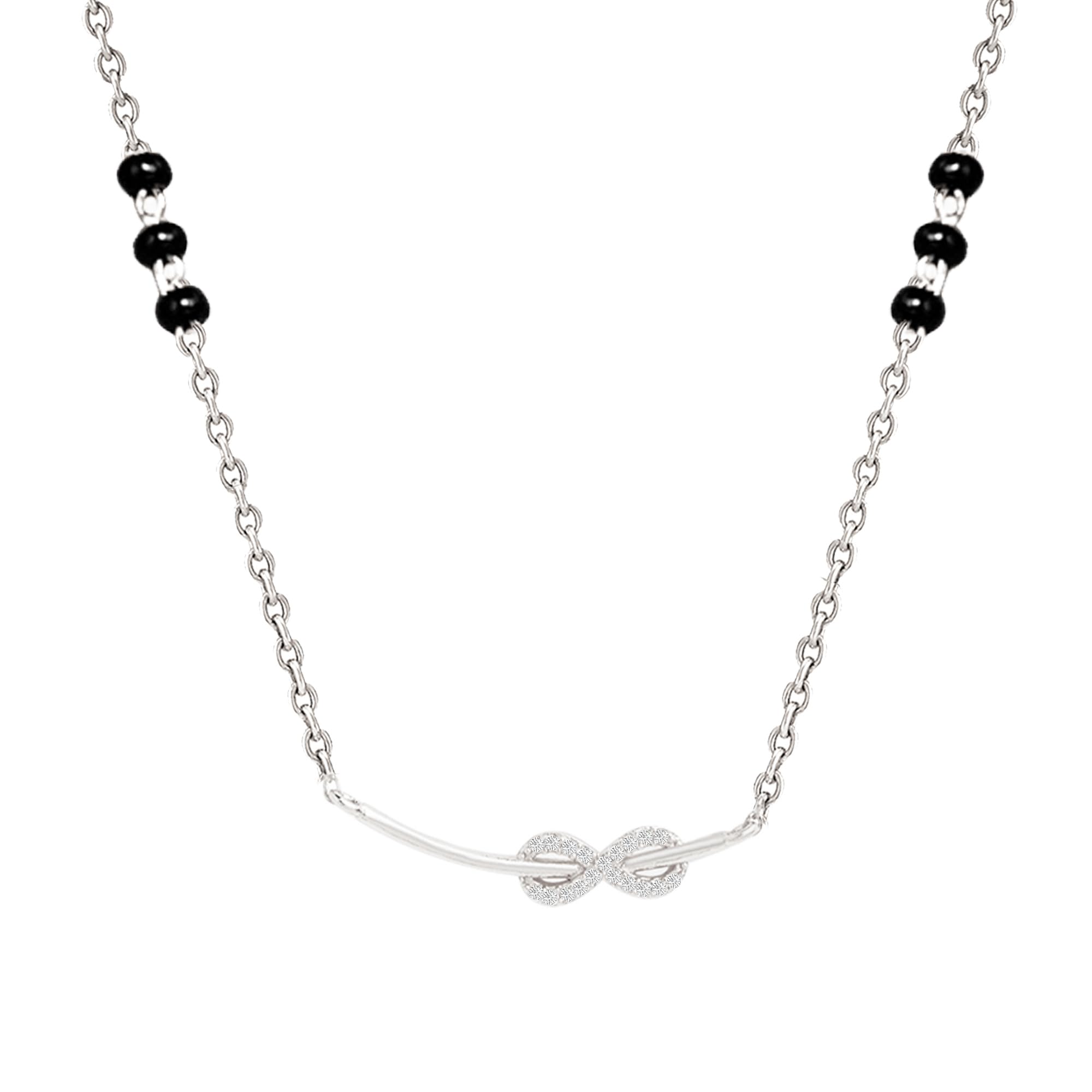 MINUTIAE Silver-Plated Handcrafted Necklace for Womens and Girls_(MNT355_S) (B0CVW3YN69) Amazon Price History, Amazon Price Tracker