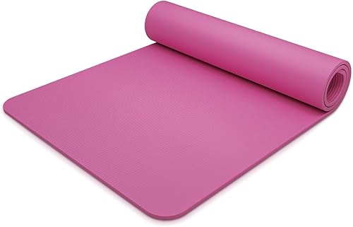 Miniatura 11 de Yoga Mat 11mm Extra Thick TPE Pilates Mat 73"L x 32"W, Non-Slip, Odorless & Tear-Resistant with Carrying Strap, Unisex Design for Home Gym, Floor