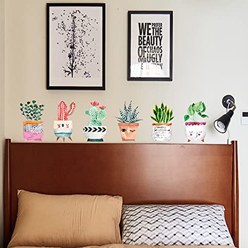 Vinilos Decorativos Maydahui 6 Planchas Plantas en Maceta miniatura 3