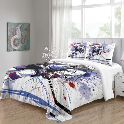 Housse de couette hockey抗褪色拉链款，解决被芯移位与过敏困扰 - 8
