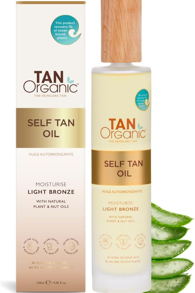 TanOrganic Self Tan Natural Vegan Oil,1 Pack (1 x 100ml)