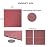 KUJIBGY Commercial Carpet Tiles 16PCS, 20'' x 20''(43 sqft) Heavy Duty Square Removable Carpet Floor Tile Non-Slip Backing for Living Room, Bedroom, Home, Office Pink
