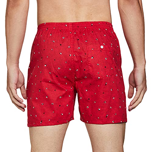 Image of Longies Men's Cotton Printed Regular Boxer Shorts