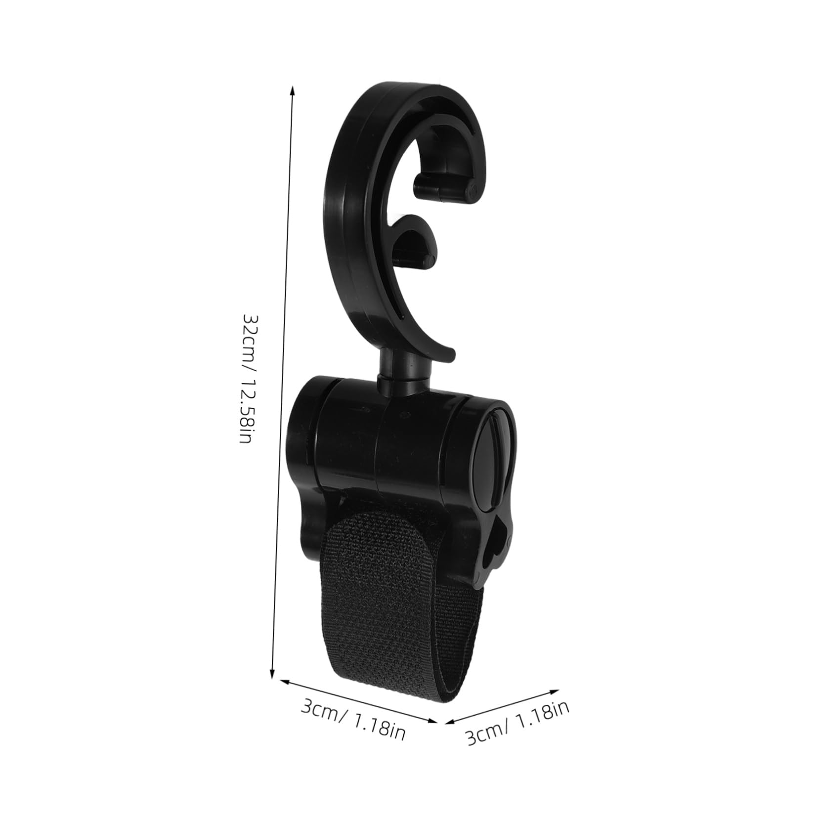 RORPOIR Purse Bag Hooks Stroller Bag Holders Stroller Handle Clips Easy Installation Hooks for Walker Frame