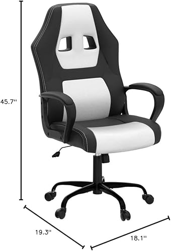 Miniatura 2 de Silla de computadora para videojuegos, silla de oficina, ergonómica con respaldo alto, silla de escritorio para computadora de masaje con soporte