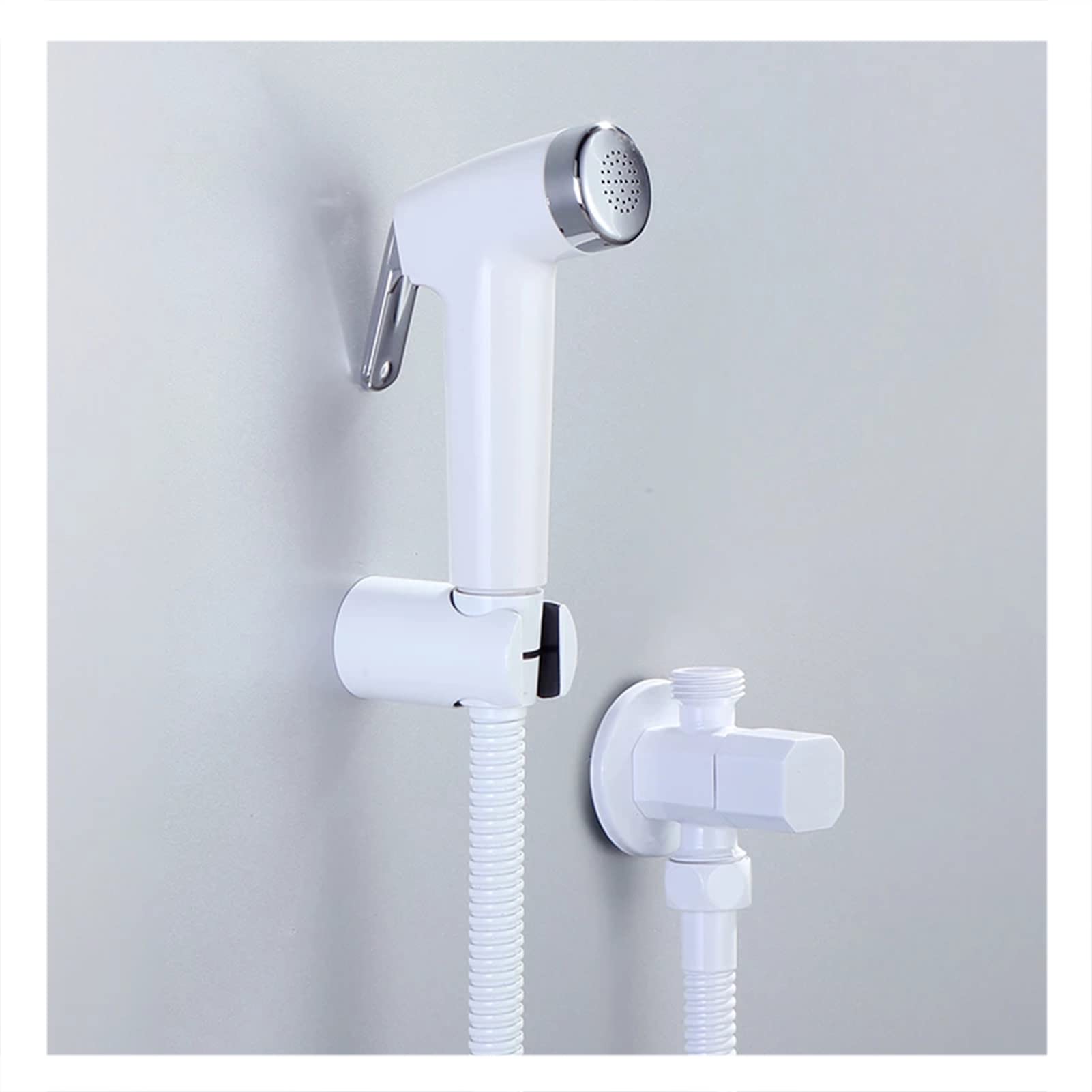 Kit Bidê Portátil LOSCHEN - Aço Inox Para Higiene Pessoal E Banho Pets