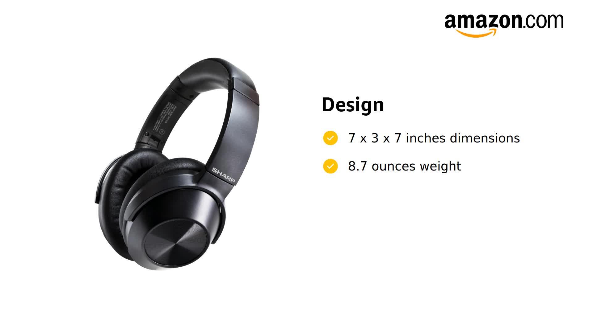 ◟̆◞̆ ♪♪ 新品未使用 SHARP AN-SS2-W WHITE SHARP AQUOS Model: AN-SS2 Neck speaker White Headphones