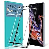 TAURI Screen Protector for Samsung Galaxy Note 9, Tempered Glass [Alignment Frame] [Case Friendly] 3D Curved Screen Protector with Lifetime Replacement Warranty - Black