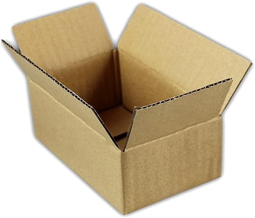 EcoSwift - 200 cajas de embalaje de cartón corrugado de 5 x 4 x 2 pulgadas, cajas de envío para mudanza, cajas de 5 x 4 x 2 pulgadas