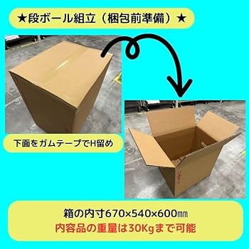 Amazon.co.jp: 強化ダンボール プロ仕様 700G AA 2層 取手付