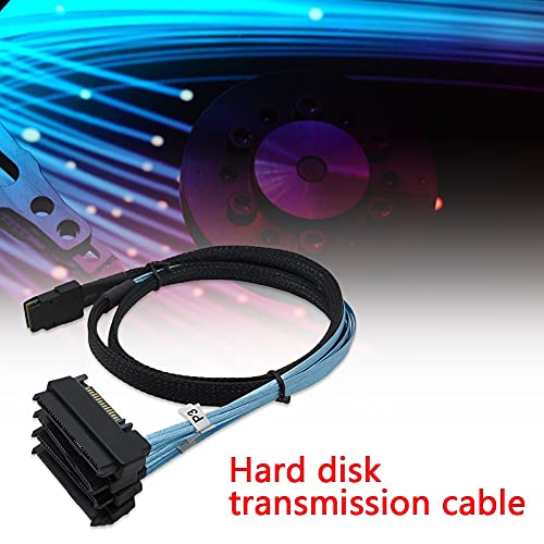 Cable Mini SAS SATA interno 36 pines SFF-8087 a 4 SAS SFF-8482 0.5 m miniatura 4