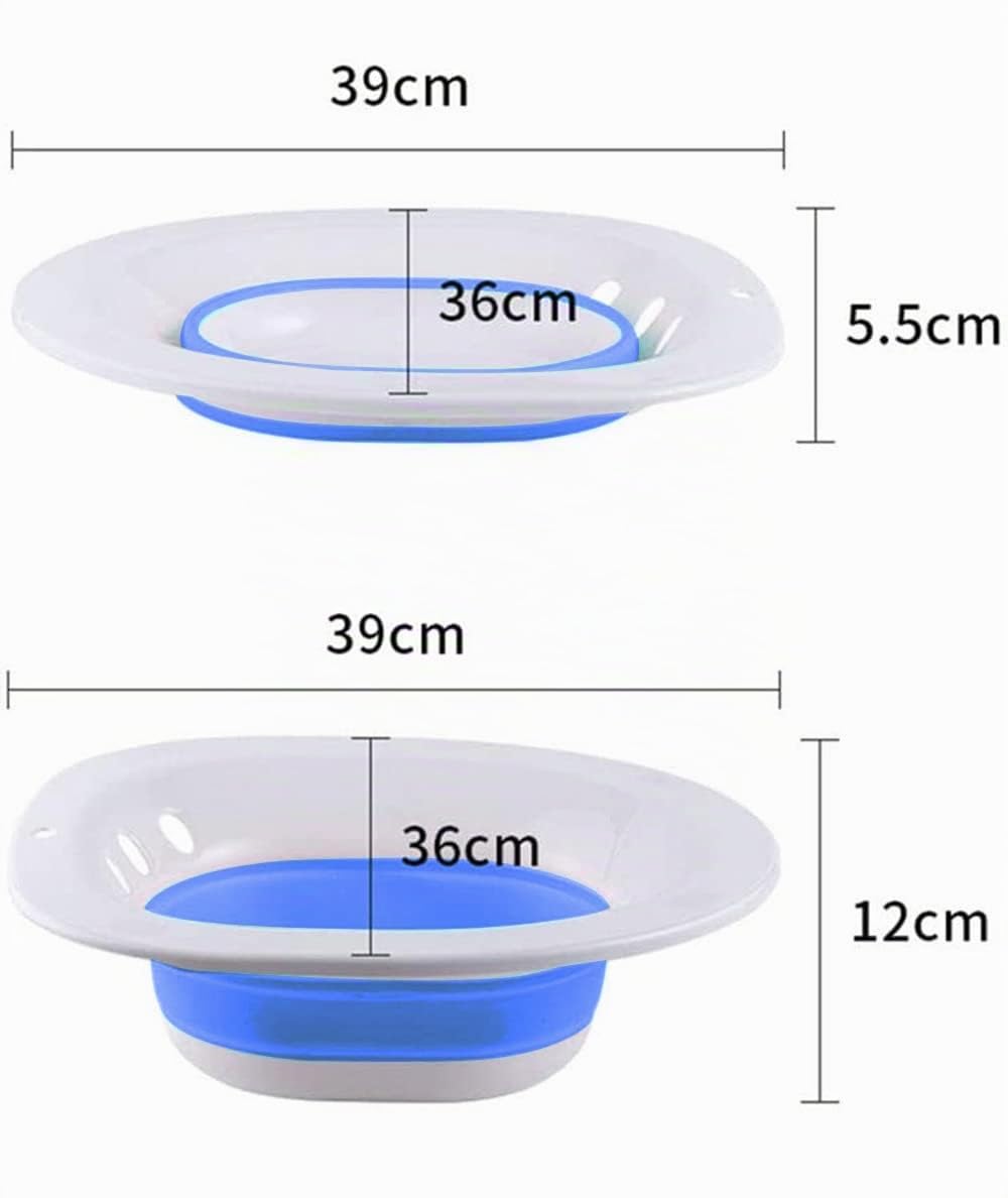 Baignoire de siège pour toilette, bidet Portable pour WC,Bassin de bain Sitz pliable,Bassine Bain de Siege, convient aux toilettes universelles