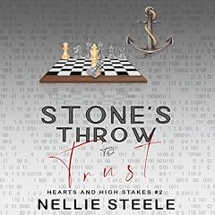 Diseño de la portada del título Stone's Throw to Trust