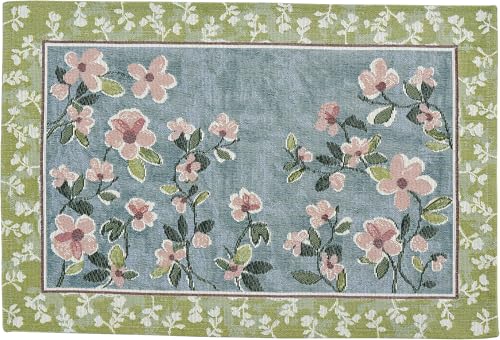 Sander Gobelin Tischset - Lovely, FLoral, geblümt, blau, grün, rosa...