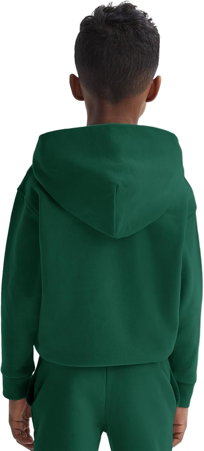 Haloumoning Boys 2 Piece Outfits Sweatsuits Long Sleeve Pullover Hoodie and Sweatpants Tracksuit Set 5-14 Years