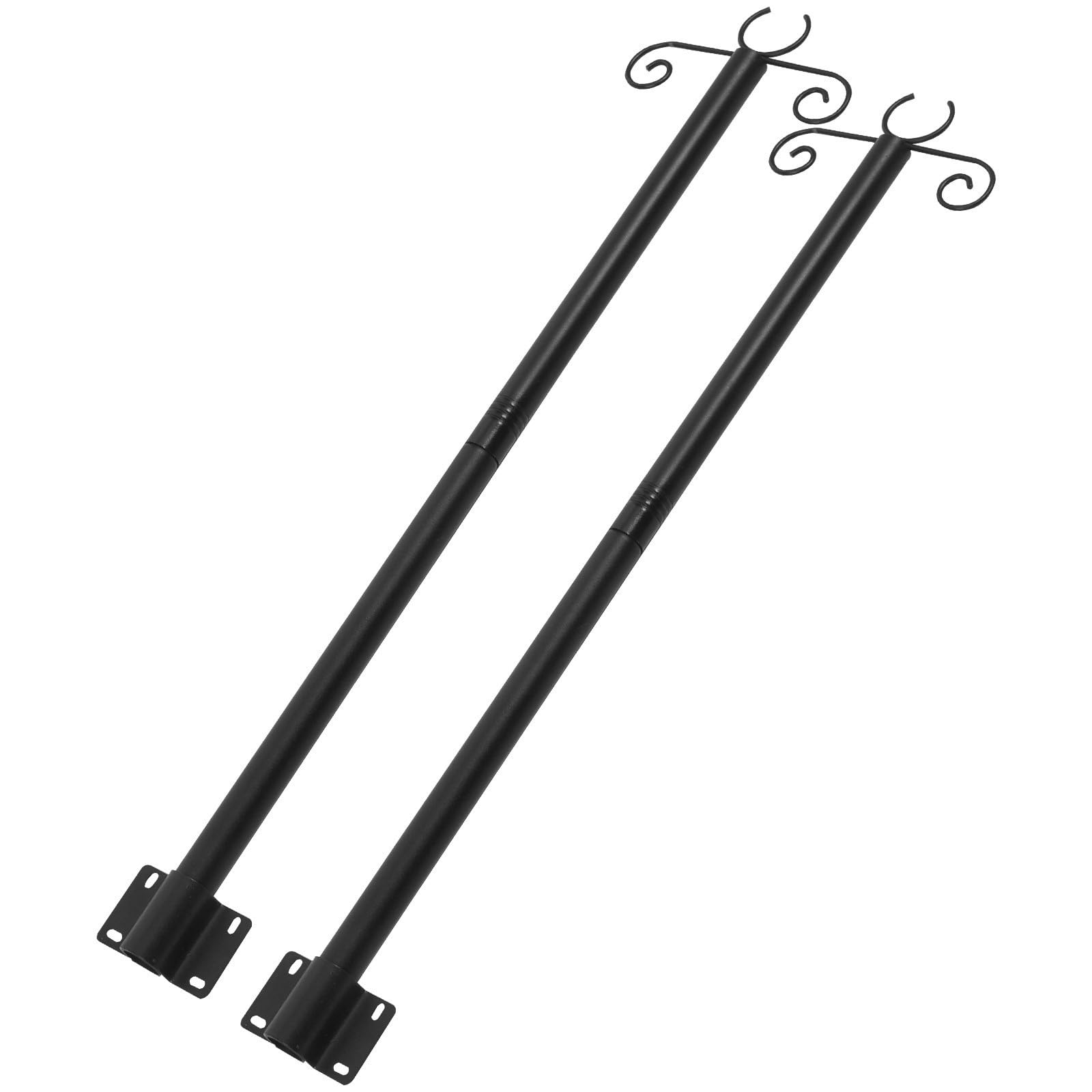 BESPORTBLE 2 Set Supporto per Luci a Stringa da Esterno in Acciaio Inox