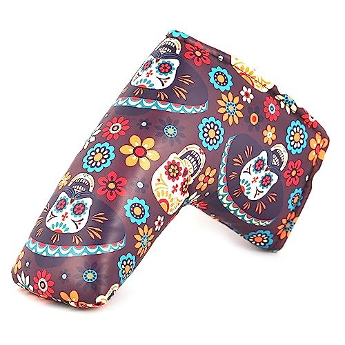 SHABIER Couvre-Club de Golf Motif tête de Mort pour Putter de Golf Blade – vue 7