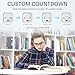 Rotating Pomodoro Timer 5, 25, 10 50 Minutes Preset, Desk Productivity Flip Timer, ADHD Tool Cube Countdown Stopwatch, Vibration/High/Low Volume/Custom Modes, for Work, Study, Back to School, White