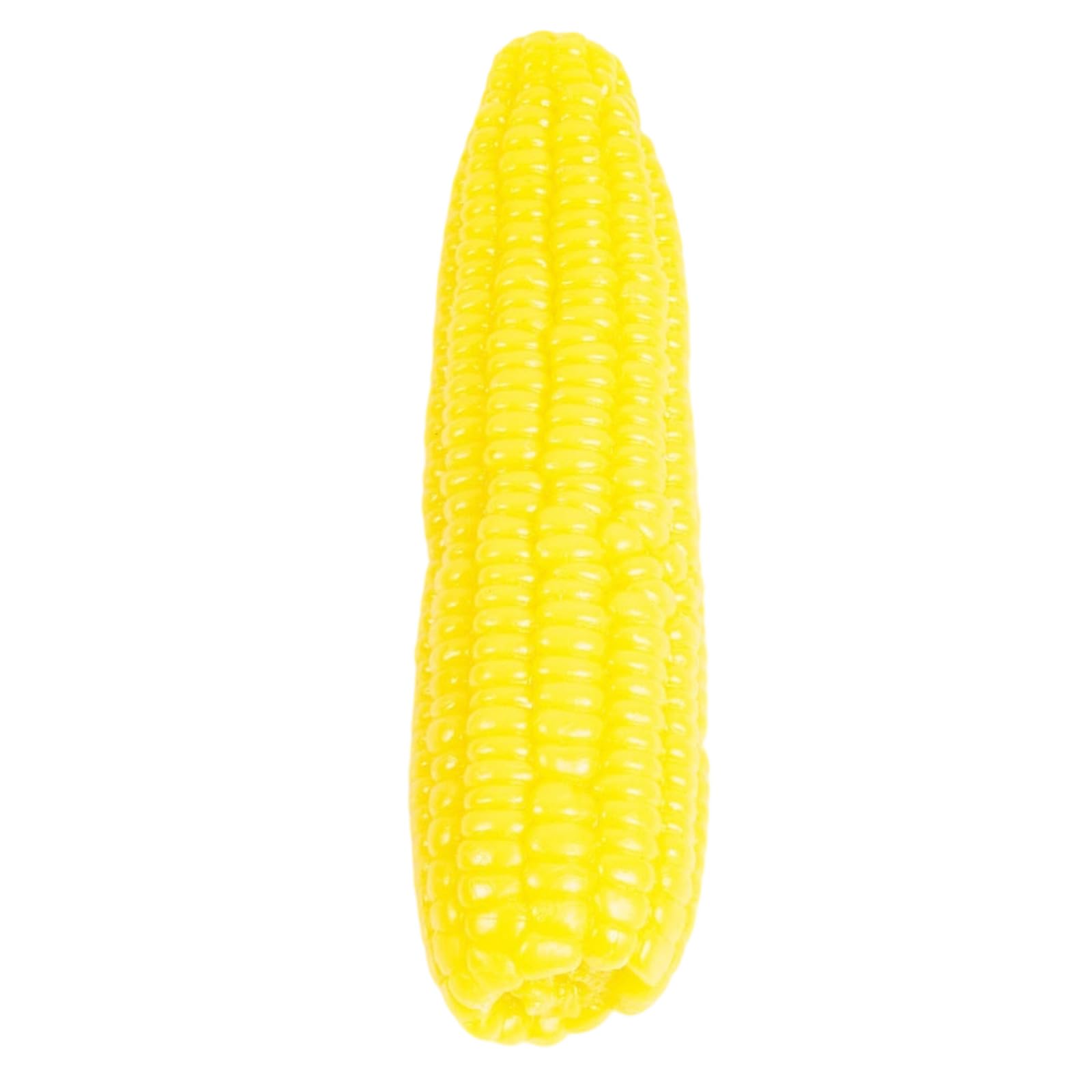 Tabletop Display Corn Model, 6.69 in PVC Faux Food Decoration with Realistic Kernel Detail for Window Styling Use Artificial Corn Model Faux Food Decor Fake Display Realistic Detail Tabletop Photo Pvc