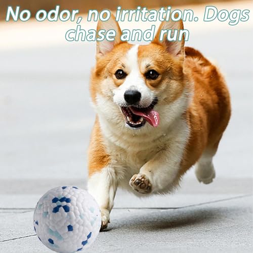 PcvGef 3 Stück Hundeball, Unzerstörbarer Ball Für Hunde, Hund Ball, Spielball Hund, Dauerhaftes Hundespielzeug Tennisbälle, Ideal Für Outdoor Spielen, Schwimmen Und Training