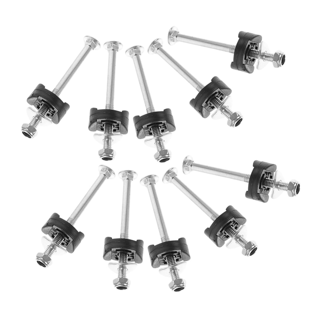 Vis de trampoline robustes anti-chute (lot de 20) pour fixation de filet - 8